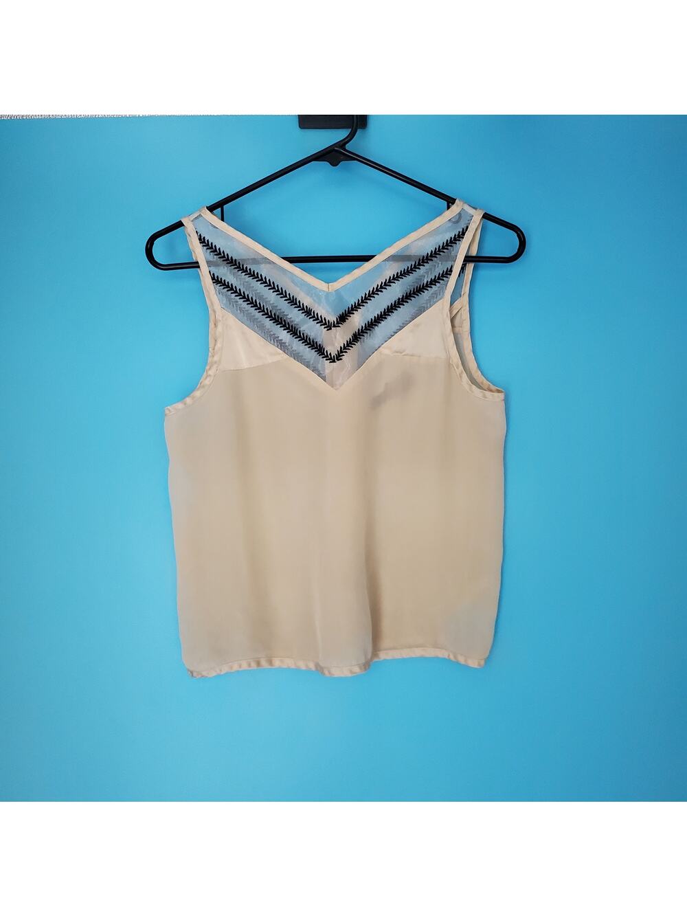 Fletcher by Lyell Blouse Size XS Silk V-Neck Button Back